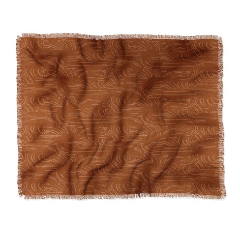 Holli Zollinger Ceres Ginger Woven Throw Blanket Deny Designs