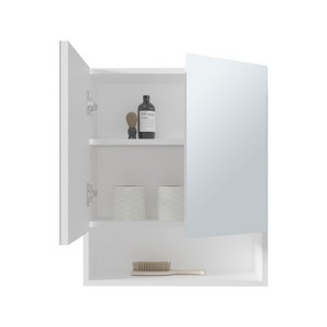 SEVOBAL Bathroom Storage Cabinets 23in Double Door Medicine Cabinets with Adjustable Shelves for Bathroom, White, 24.8"*28.35"*4.3" - 1 of 4