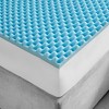 MAXZZZ All Season Reversible Hypoallergenic 1.5" Cooling Mattress Topper - Queen - 2 of 4