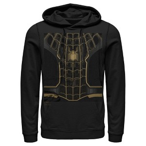 Men's Marvel Spider-Man: No Way Home Black Suit Pull Over Hoodie - 1 of 4
