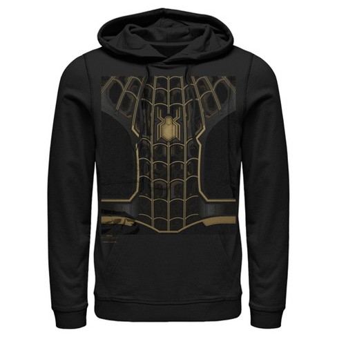 Men's Marvel Spider-man: No Way Home Black Suit Pull Over Hoodie - Black -  Small : Target