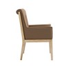 Meridian Furniture,Gwendolyn Vegan Leather Dining Arm Chair - 4 of 4