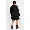 Women's Plus Size Laylo Dress - black | CITY CHIC - 3 of 4