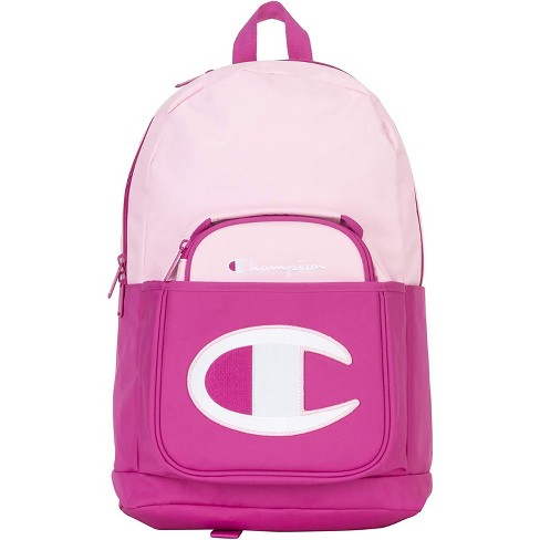 Pink hot sale champion backpack