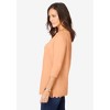 Jessica London Women's Plus Size Scallop Boatneck Tunic - 4 of 4