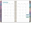 HARDCOVER 2026 Planner, 5.5"x8": 14 Months (Nov 2025-Dec 2026), Daily/Weekly/Monthly,  Bookmark, Pocket Folder w Sticky Notes (Pastel Peacock) - 4 of 4