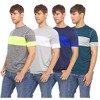 Daresay Mens Dri Fit Shirts Moisture Wicking Tshirt For Men Gym Shirts For Men, Up to 3XL, Pack of 4 - 2 of 4