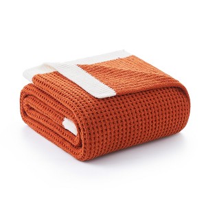Amelie Home Reversible Chenille Knit Throw Blanket – Soft, Lightweight & Cozy - 1 of 4
