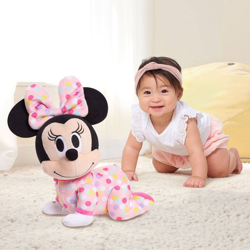 Minnie Mouse Crawling Pal Plush Baby Learning Toy, 3 of 6
