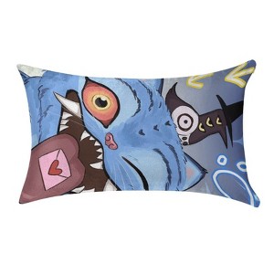 Lomsoe Soft Plush Body Pillow Cover 12"x 20" ¨C Ultra Soft Short Plush Long Pillowcase with Hidden Zipper, Single-Sided Print, Cushion Cover - 1 of 1