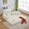 GDFStudio Elliot 79.53'' Modern Convertible Corduroy Upholstered 2-Seater Sofa Bed - 2 of 4