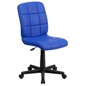 Emma and Oliver Mid-Back Quilted Vinyl Swivel Task Office Chair - 1 of 4