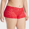 Women's Allover Lace Boy Shorts Underwear - Auden™ - 4 of 4