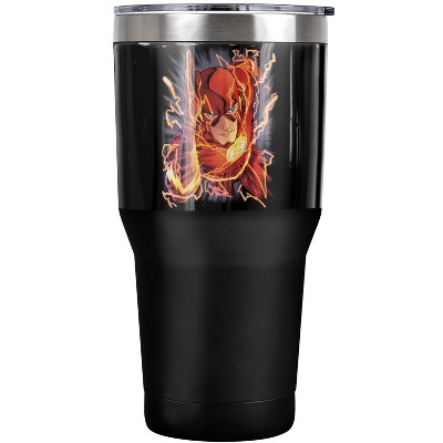 JLA Flash #1 Steel Tumbler 30oz Coffee Travel Mug