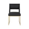 Meridian Furniture,Jayce Vegan Leather Dining Chair, Set of 2 - 3 of 4