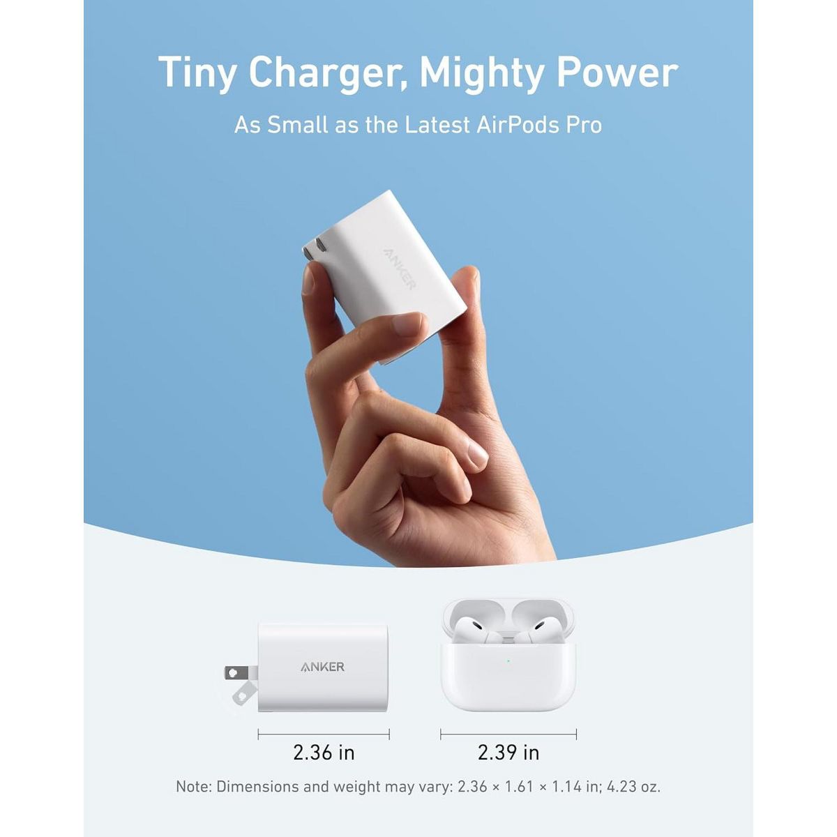 Anker Laptop Charger, 100W Foldable Type C Charger Fast Charging - thumbnail 3