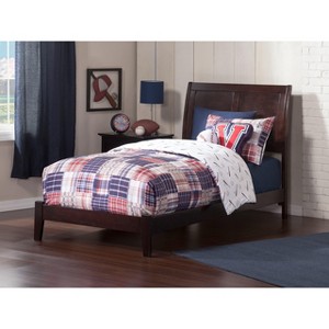 AFI Furnishings Portland Twin Traditional Bed with Open Footboard and Turbo Charger in Espresso - 1 of 4