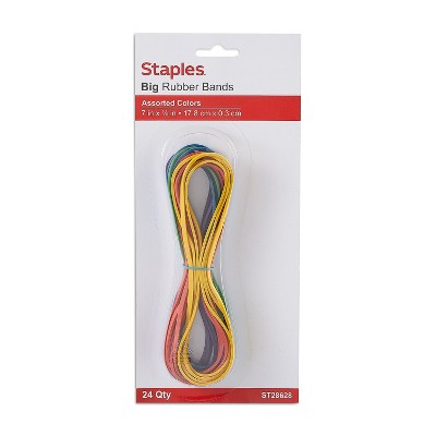 Staples Big Rubber Bands 24/Pack 383318