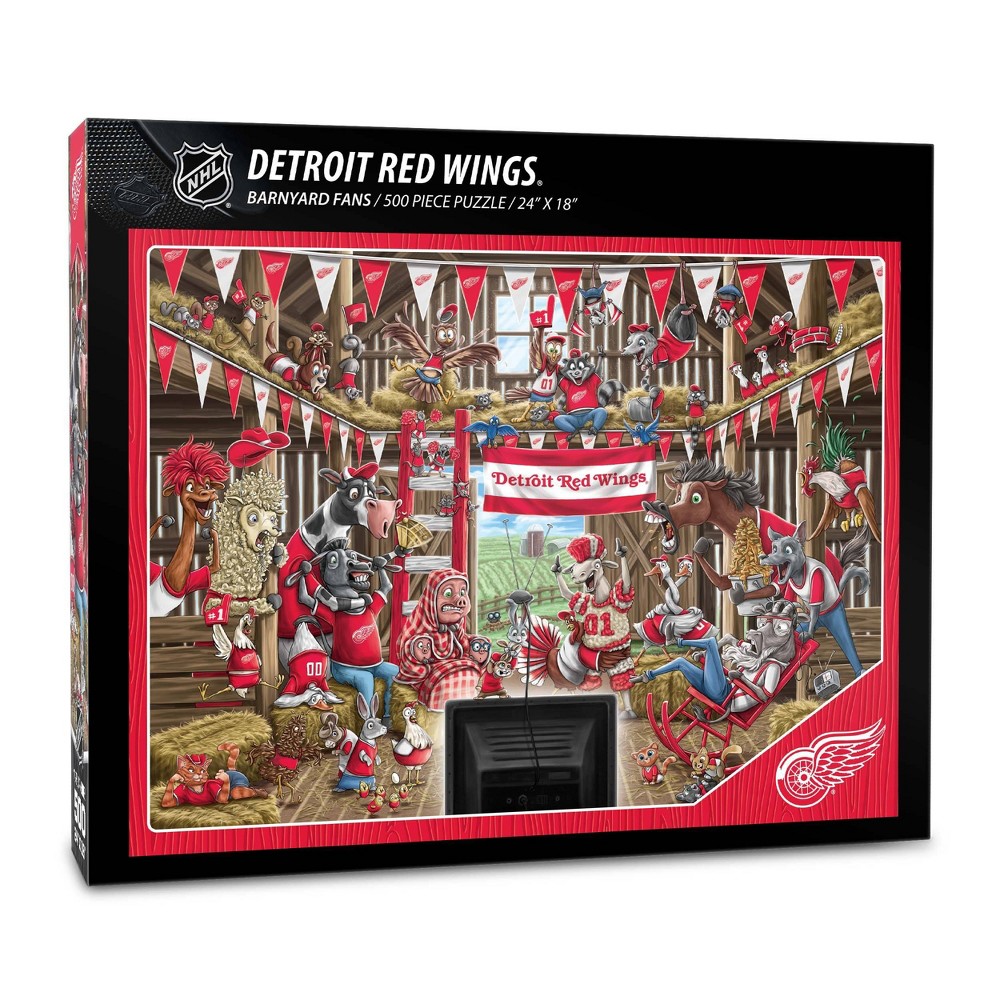 Photos - Jigsaw Puzzle / Mosaic NHL Detroit Red Wings Barnyard Fans 500pc Puzzle