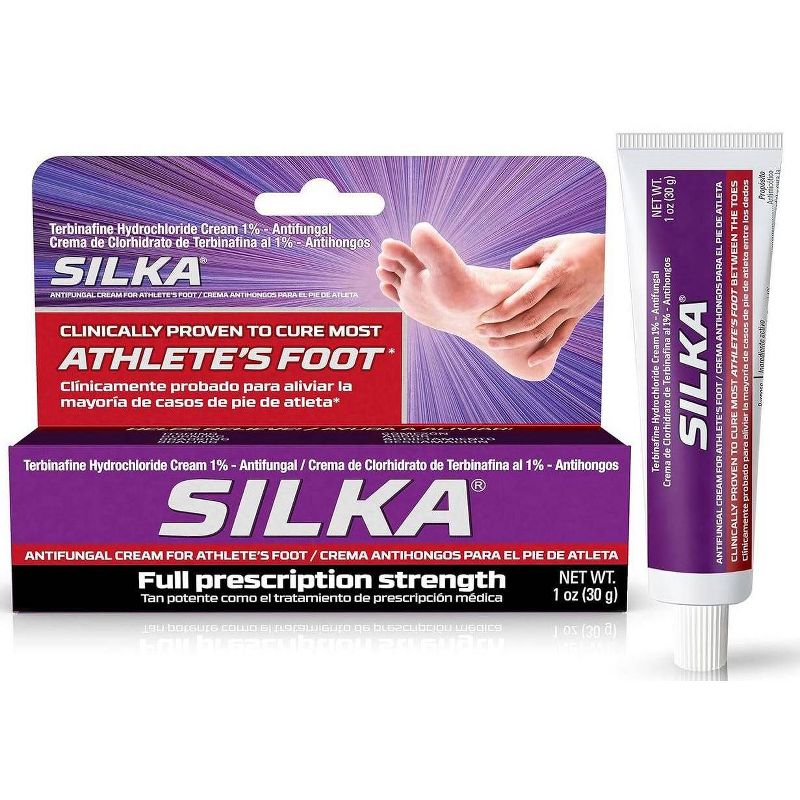 SILKA Athlete&#39;s Foot Antifungal Cream 1oz, 1 of 8