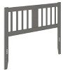 AFI Furnishings Tahoe Full Headboard with USB Turbo Charger in Grey - 2 of 4