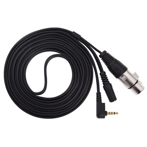 LyxPro 10 Ft. Microphone XLR Cable with Stereo 3.5mm Mini Jack