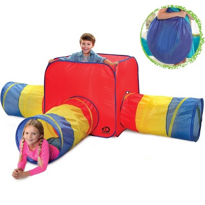 Photo 1 of Discovery Kids Play Tent & Tunnels 3-in-1 Indoor/Outdoor Pop-Up Playhouse Ages 3+ Older