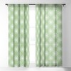 Lisa Argyropoulos La Boho Snow Sage Single Panel Sheer Window Curtain - Deny Designs - 2 of 4