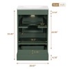 Chery Life 20" Bathroom Vanity with Ceramic Sink, Soft Close Door, Compartment Drawer - 4 of 4