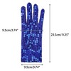 INSPIRE CHIC Women's Sequin Wrist Full Finger Sparkly Sleeves Gloves for Party Banquet Costume Prom Dress 1 Pair - 2 of 4