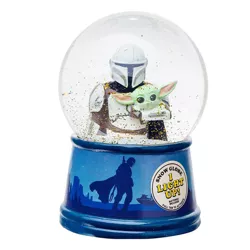 Silver Buffalo Star Wars: The Mandalorian Clan Of Two Light-Up Snow Globe | 6 Inches Tall