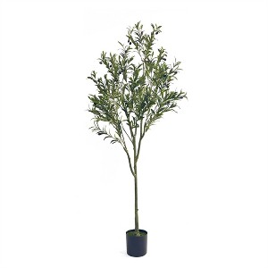 XINGHANZHENXUAN Artificial Olive Tree, Faux Plant for Peaceful Home Ambiance - 1 of 4