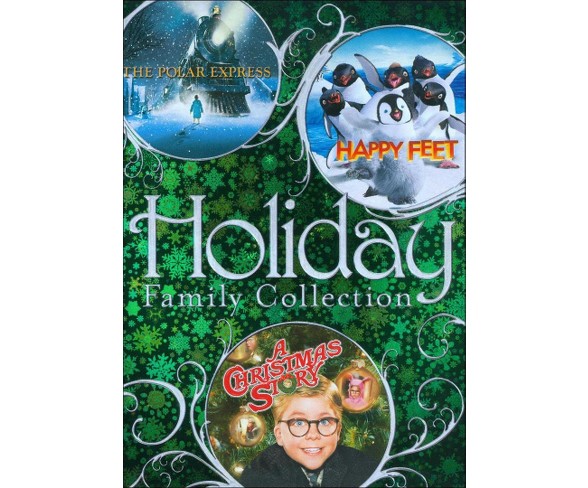 Holiday Family Collection: The Polar Express/Happy Feet/A Christmas Story (3 Discs) (dvd_video)