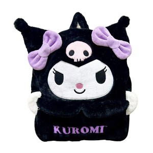 Accessory Innovations Company Sanrio Kuromi 16 Inch Embroidered Plush Backpack - 1 of 3