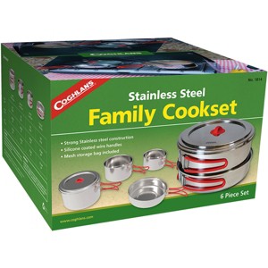 Coghlan's Stainless Steel Outdoor Camping Cooking Set - 1 of 3