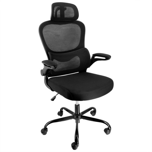 Costway Ergonomic Mesh Office Chair Adjustable High Back Chair W/ Lumbar  Support : Target