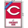 Trends International MLB Cincinnati Reds - Logo 22 Framed Wall Poster Prints - 3 of 4