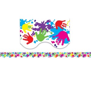 Teacher Created Resources Helping Hands Scalloped Border Trim, 35 Feet (Pack of 6) - 1 of 1