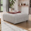 HOMES: Inside + Out Povoa Modern Modular Square Ottoman - 2 of 4