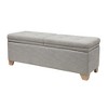 VYNXARIA Soft Close Storage Bench,Solid wood legs - 2 of 4