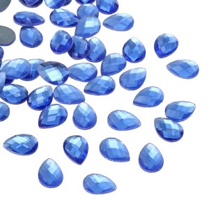 Unique Bargains Glass Horse Eye DIY Jewelry Craft Teardrop Gems 50 Pcs - 1 of 4