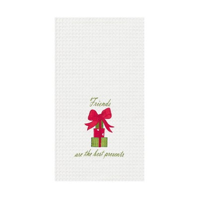 C&F Home Friends Are The Best Presents Waffle Weave Kitchen Towel