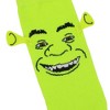 Shrek Fiona & Shrek Faces With 3D Ears Men's Green Casual Crew Socks - 3 of 4