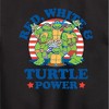 Boys' - Teenage Mutant Ninja Turtles - Red White Turtle Power Graphic Long Sleeve Fleece Sweatshirt - 2 of 4