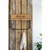 Vynxaria Industria Decorative Wall Shelf - Iron & Wood Wall-Mounted-Black+Brown - 2 of 4
