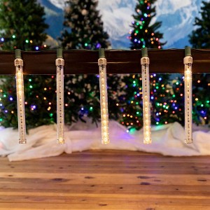 Novelty Lights LED Cascading Meteor Starfall Tube Icicle Light Pack of 5 - 1 of 4