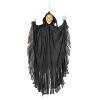 Morris Costumes 47 1/4" Animated Hanging Skeleton Reaper with Black Cloak Halloween Decoration - 2 of 2