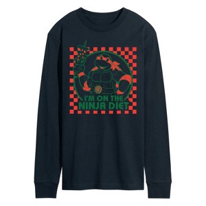 Men's - Teenage Mutant Ninja Turtles - Ninja Diet Long Sleeve Graphic T-Shirt - 1 of 4