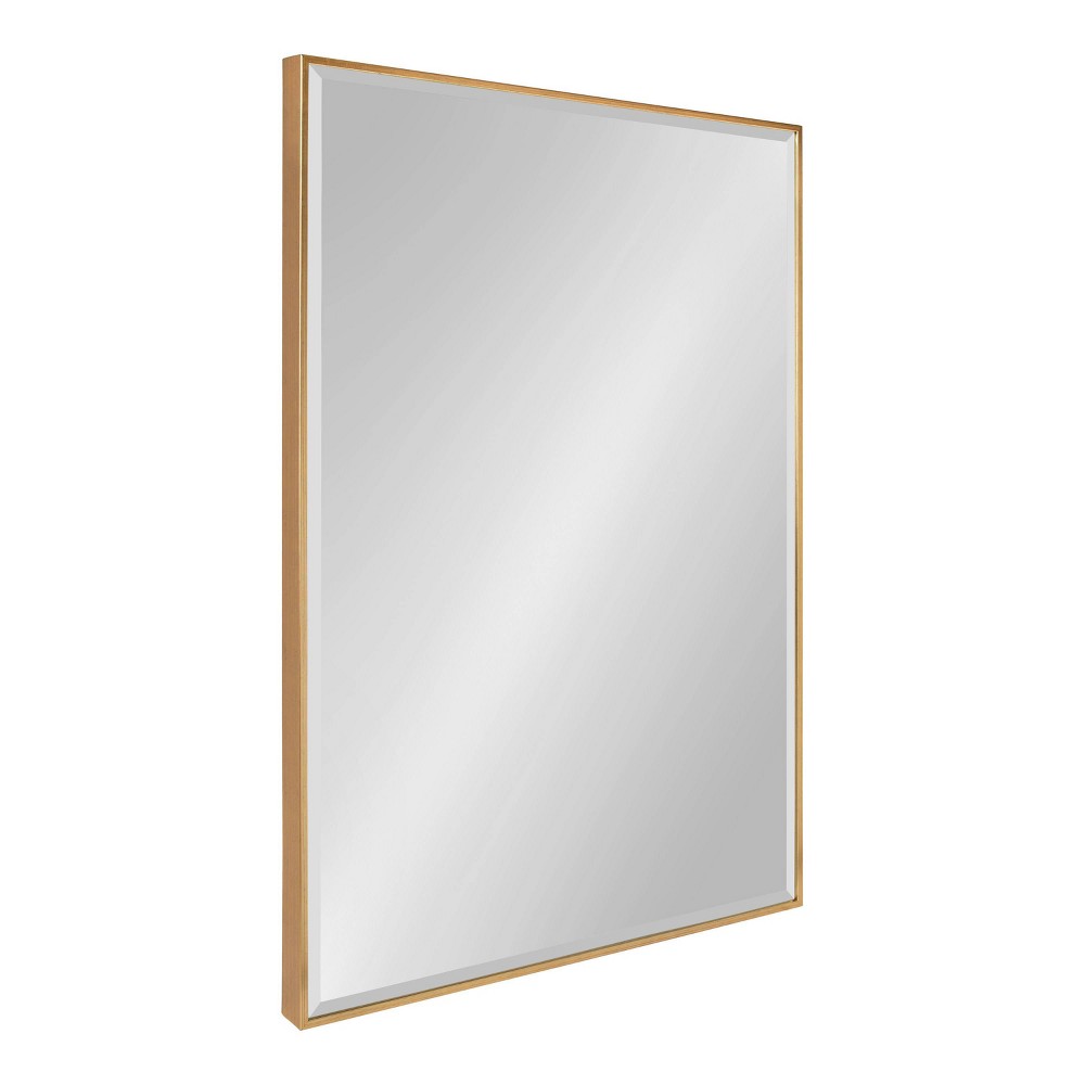 Photos - Wall Mirror 24.7" x 36.7" Rhodes Rectangle  Gold - Kate & Laurel All Things