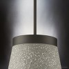 Urban Ambiance Luxury Natural Indoor Pendant,  9-3/8''H x 10"W x 10''D,  Graphite Finish, UHP4900 - 4 of 4